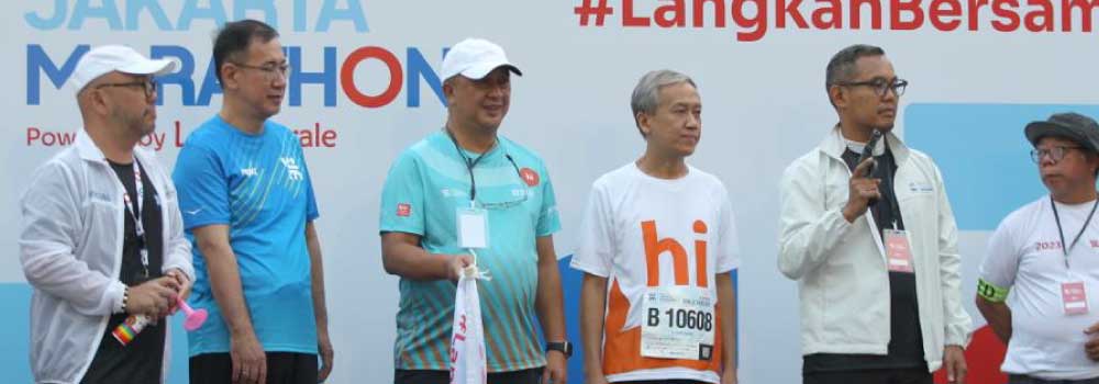 Atas Kualitasnya yang  Berstandar Internasional, Le Minerale Dipercaya Sebagai Hydration Partner Jakarta Marathon 2023