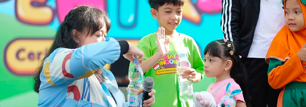 Rayakan Hari Anak Nasional, Le Minerale Jadi Air MCelebrating National Children's Day, Le Minerale is the Selected Mineral Water for Indonesian Childrenineral Terpilih Untuk Anak Indonesia